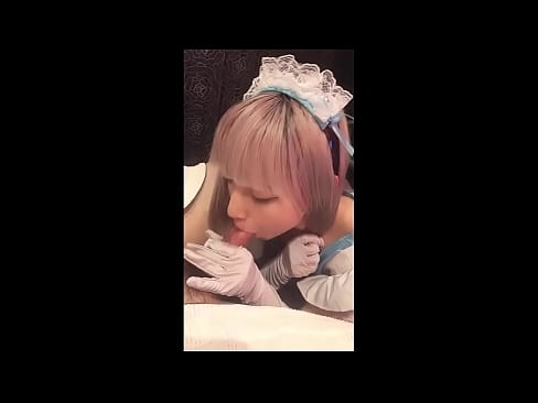 ❤️ Japon idol [mayuka], fransız hizmetçi kostümü, bölüm 1, oral seks ve losyon ile mastürbasyon ❤️❌ Sadece porno bizde ﹏